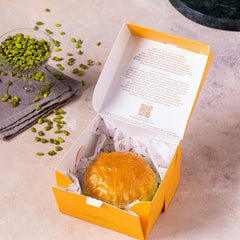 Karakoy Gulluoglu Baklava Burger with Pistachio