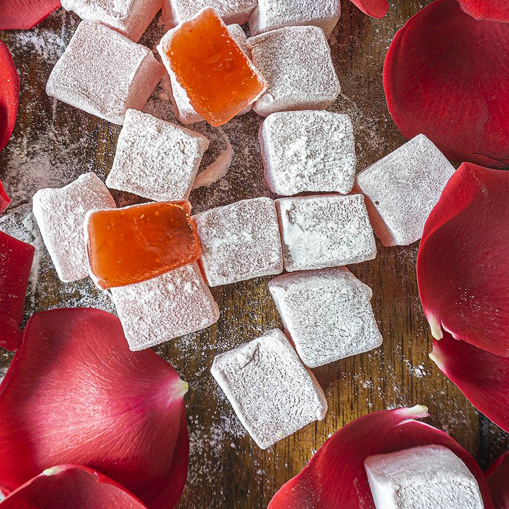 Haci Bekir Premium Turkish Delight with Rose Flavor