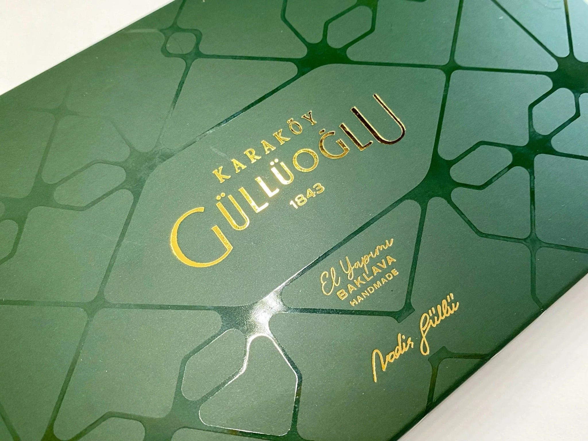 Karakoy Gulluoglu Sugar Free Baklava with Pistachio