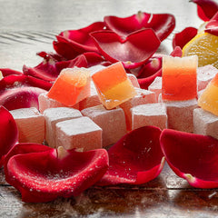 Haci Bekir Turkish Delight with Rose and Lemon Flavors 200g (7.06 oz)